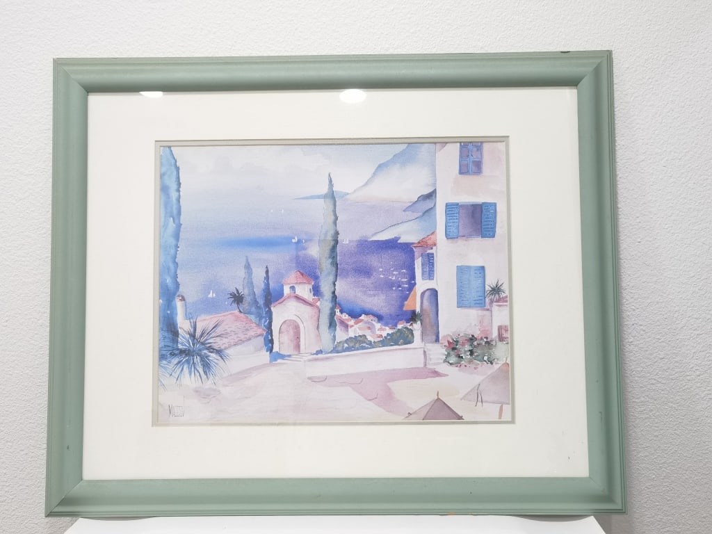 Landscape Print by Madden: Landscape Print by Madden, 31.5in by 25.5in