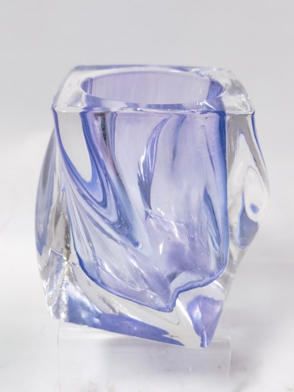 Vintage Amethyst Glass Vase (1 of 3)