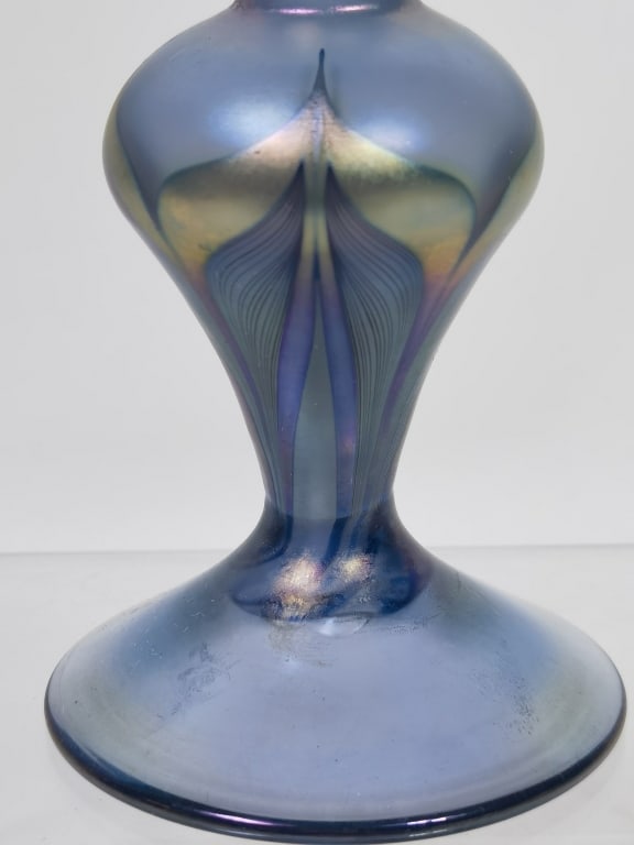 1990 Vintage Stuart Abelman Iridescent Pulled Feat - 3