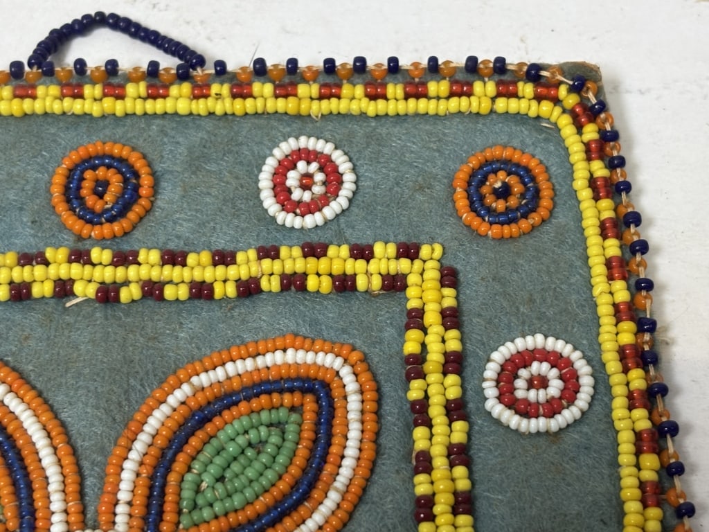 Vintage Beaded Embroidery Patch - 3