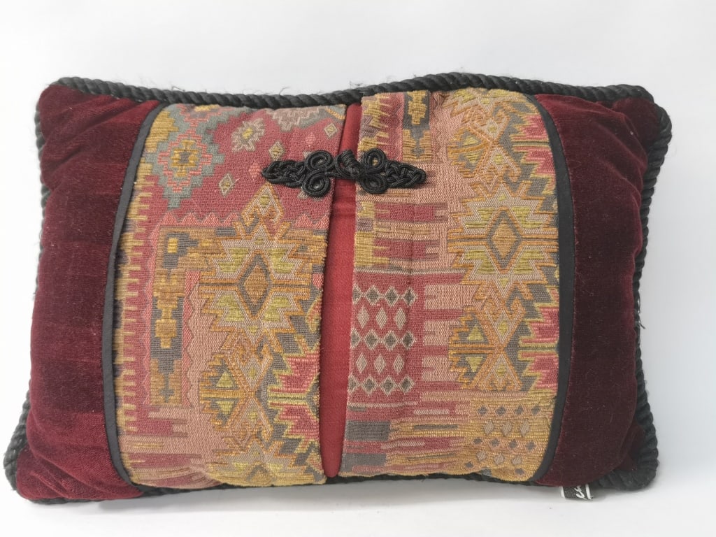 Vintage Asian Style Pillow (1 of 3)