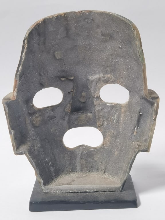 Vintage Abalone Shell Mask Decor - 4