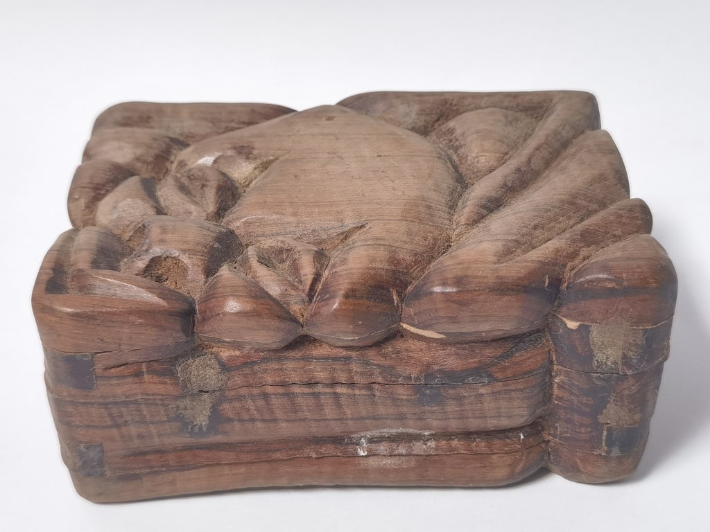 Vintage Wood Carved Jewelry Box (1 of 4)