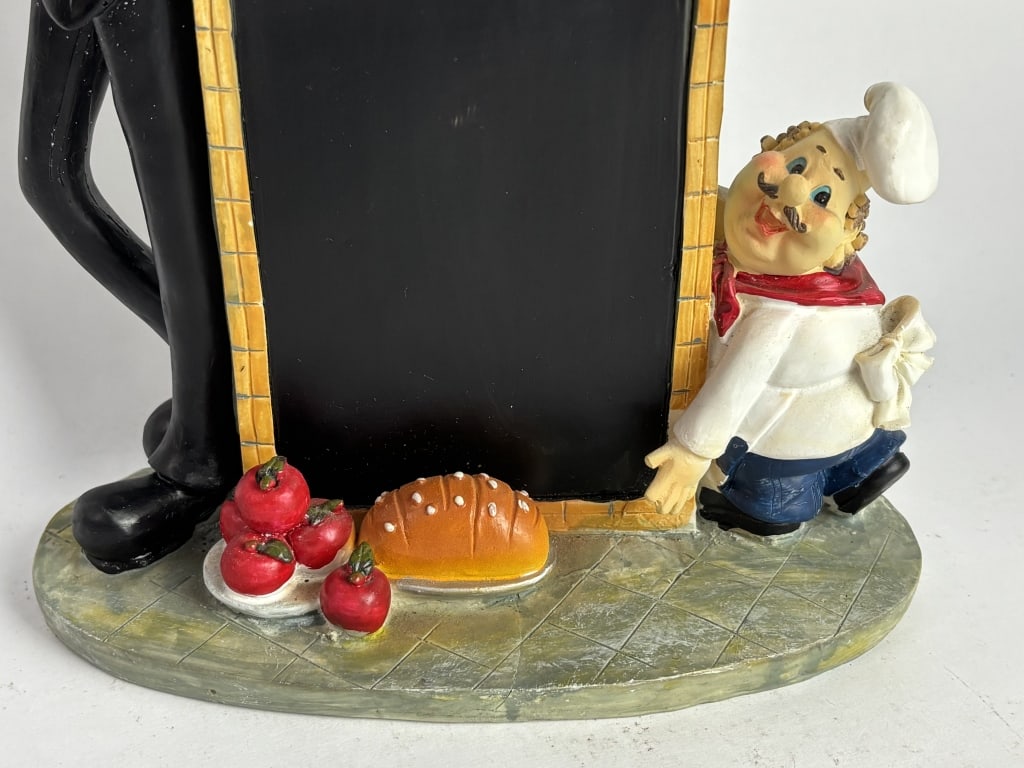 Standing Chef with Chalkboard - 3