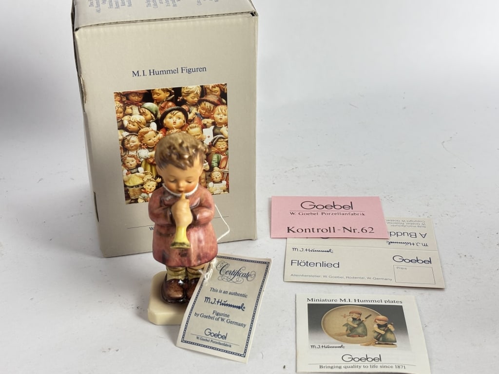 Vintage Goebel Hummel Porcelain A Budding Maestro: Vintage Goebel Hummel Porcelain A Budding Maestro Figurine, 4.25in