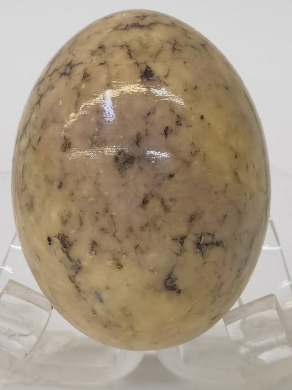 Natural Stone Carved Egg - 2