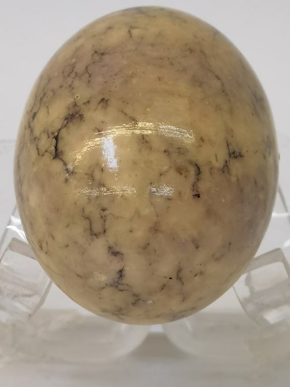 Natural Stone Carved Egg - 3
