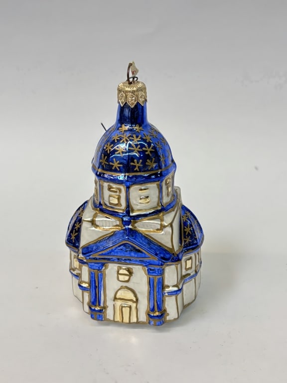 Vintage Glass Cathedral Ornament (1 of 3)