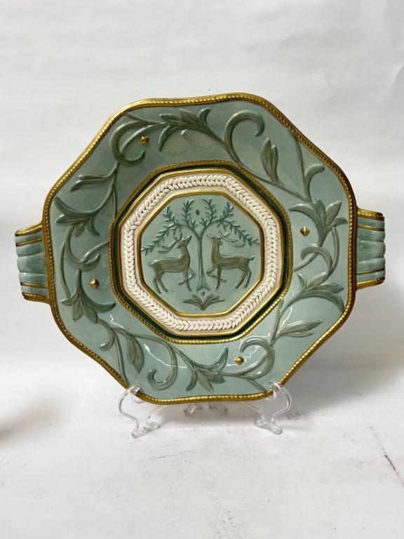 Large Vintage Fitz & Floyd Clairmont Tureen Platte (1 of 6)