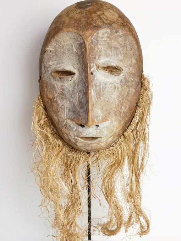 Large Vintage Congo Lega Mask - 2
