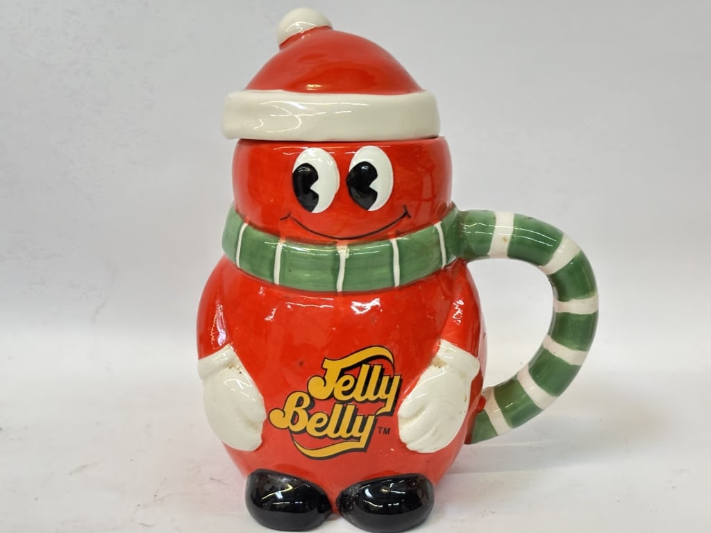 Vintage Jelly Belly Porcelain 15Fl.Oz Mug: Vintage Jelly Belly Porcelain 15Fl.Oz Mug, 6.5in by 5.5in