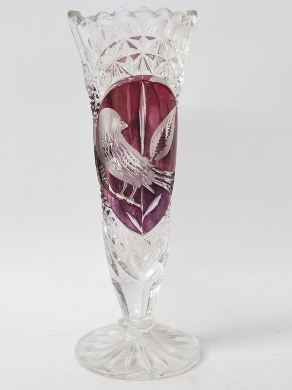 Vintage Amaris by Nachtmann Cut-to-Clear Vase (1 of 5)