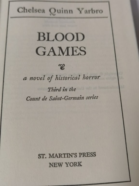 1979 Blood Games - 2