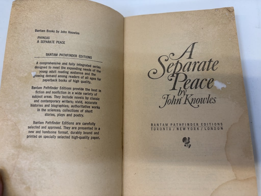 1959 A Separate Peace - 2