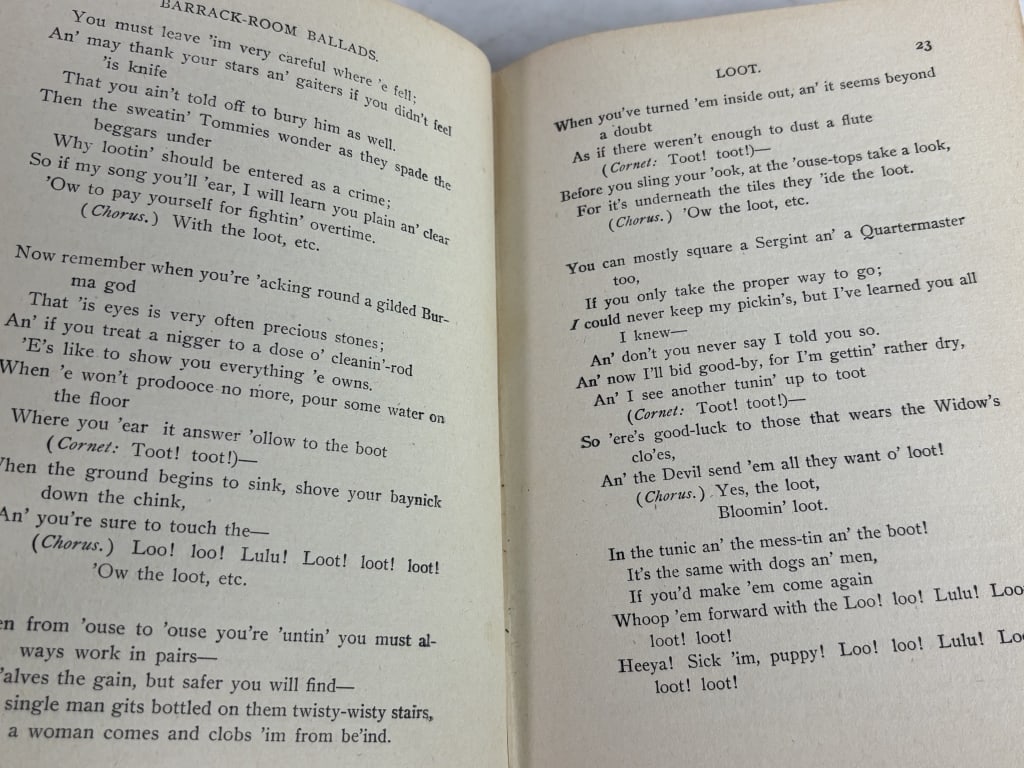 1892 Barrack-Room Ballads - 4