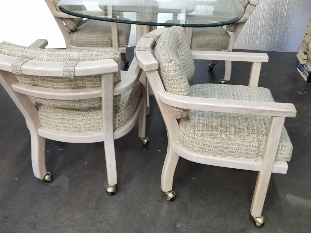 Mid-Century Modern Dining Table Set - 3