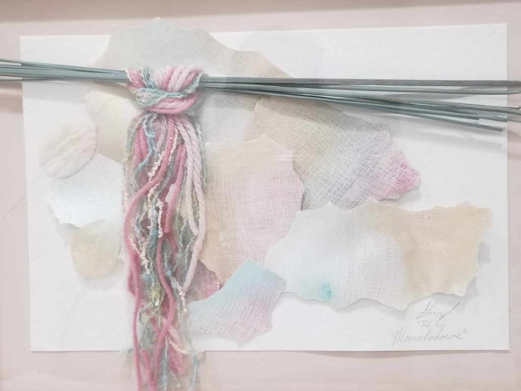 1982 "Moonshadows" Multimedia Art Signed Song - 2