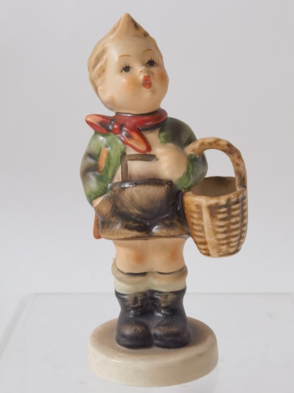 Goebel Hummel Porcelain "Village Boy" Figurine (1 of 3)