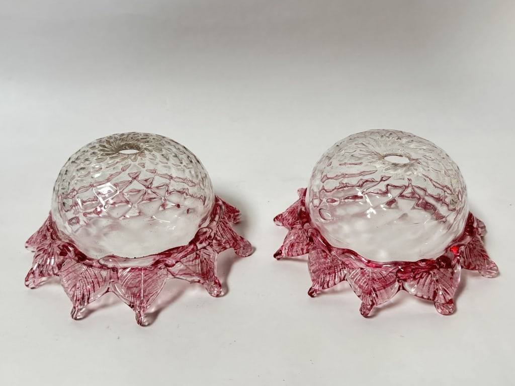 Pr. of Murano Italy Art Glass Lamp Shades (1 of 3)