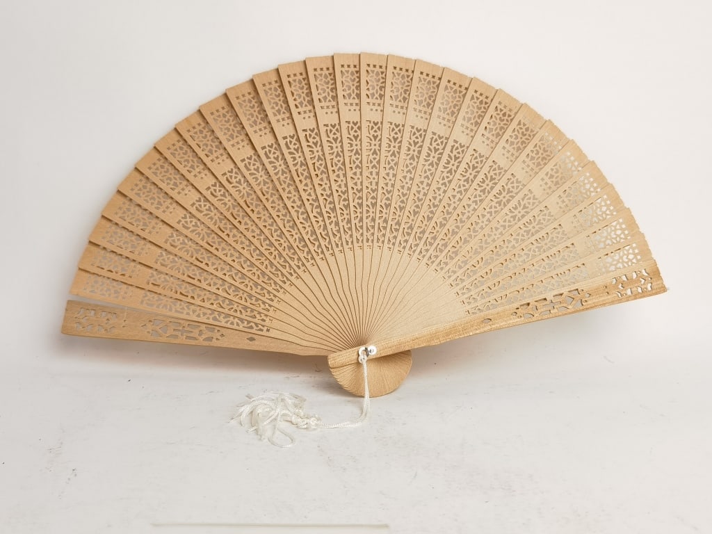 Chinese Tanxiang Wood Fan (1 of 2)