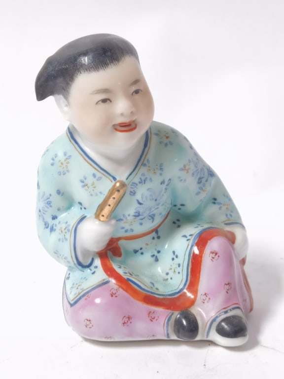Chinese Porcelain Famille Rose Figurine (1 of 4)