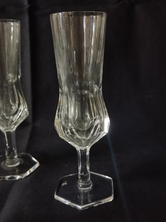 (4) M Mark Champagne Flutes - 2
