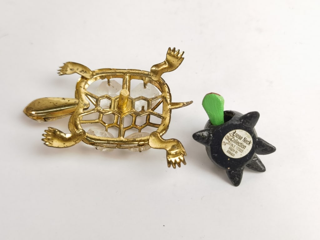 (2) Turtle Decors - 3