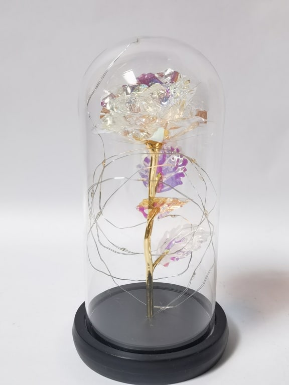 Lightup Rose Table Decor: Lightup Rose Table Decor, 8.5in