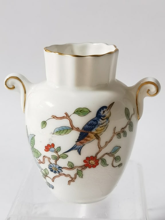 Vintage Aynsley England Porcelain Pembroke Vase (1 of 5)