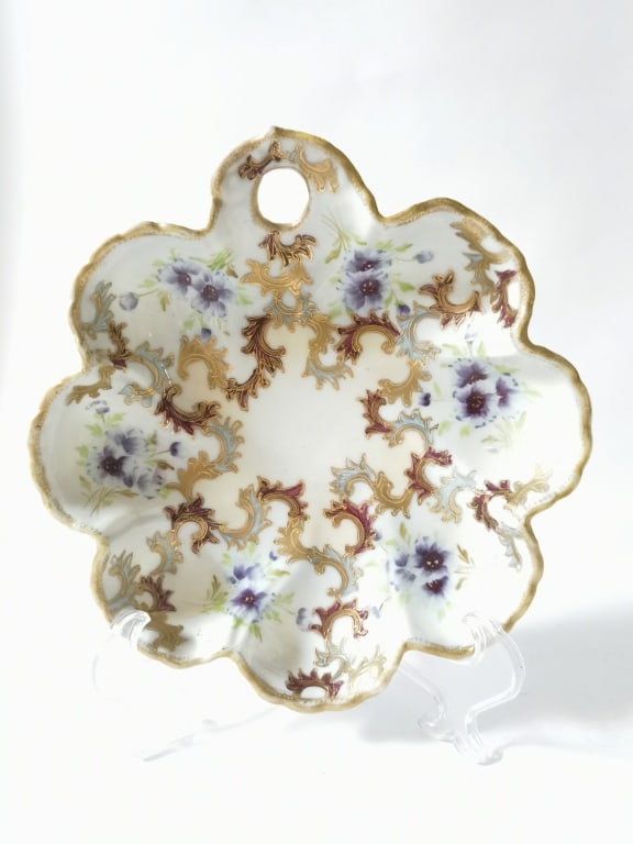 Vintage Nippon Hand Painted Floral Plate (1 of 5)