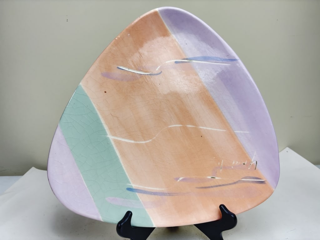 Vohann of Calif. Studio Pottery Plate (1 of 3)