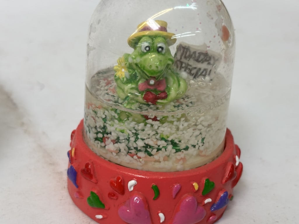 (2) Vintage Snow Globes - 3
