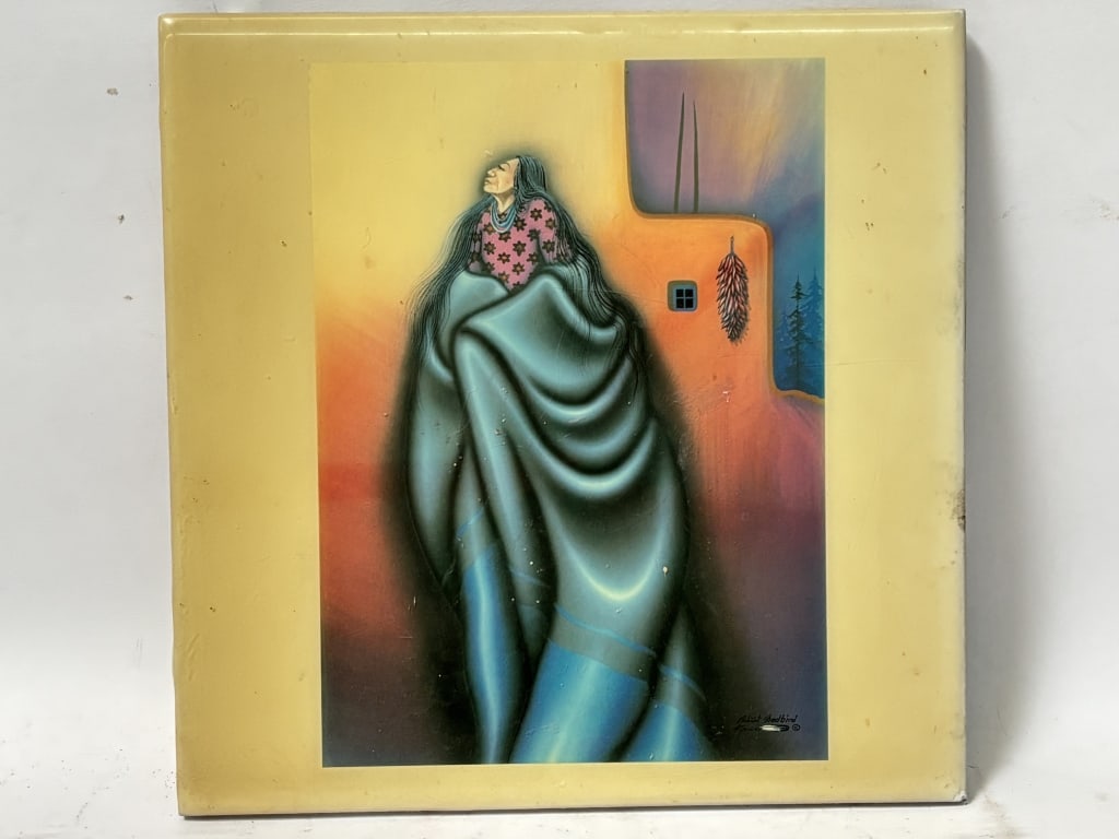 Robert Redbird Tile Trivet: Robert Redbird Tile Trivet, 8in