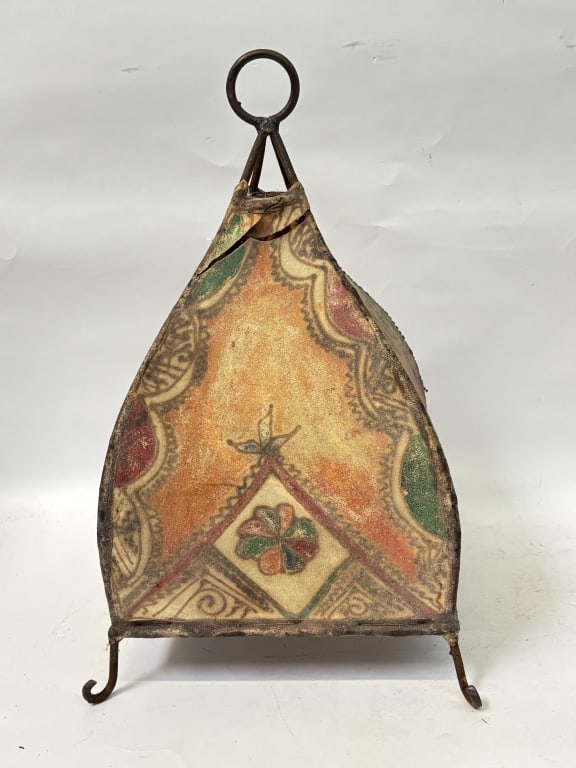 Vintage Moroccan Style Floor Lamp Shade: Vintage Moroccan Style Floor Lamp Shade16.5in by 10.5in by 10.5in