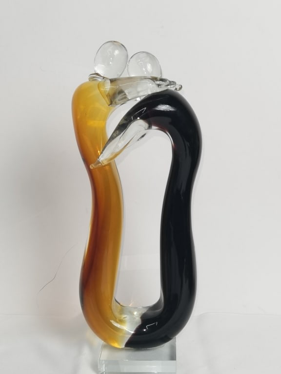 Large Vintage Murano Italy Art Glass Sculpture (1 of 4)