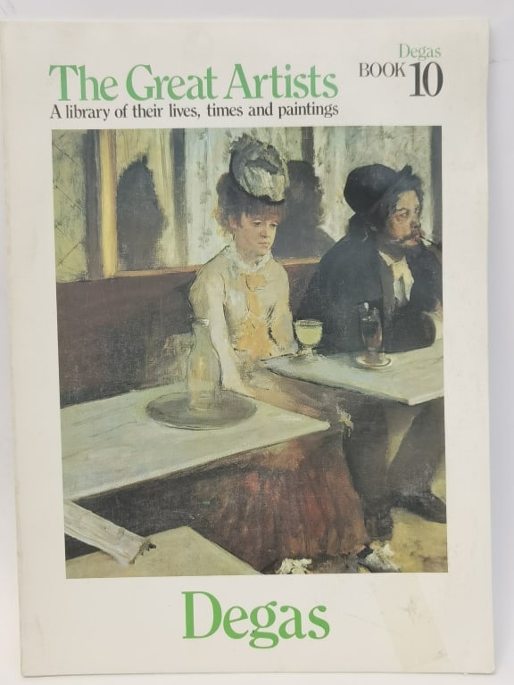 1978 The Great Artists Book 10: Degas: 1978 The Great Artists Book 10: Degas, 14in