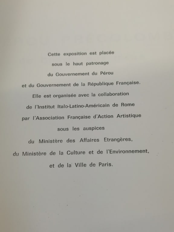 1978 Le Perou Precolombien - 2