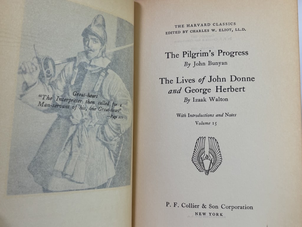 1937 Harvard Classics: Pilgrim's Progress, Bunyan - 4
