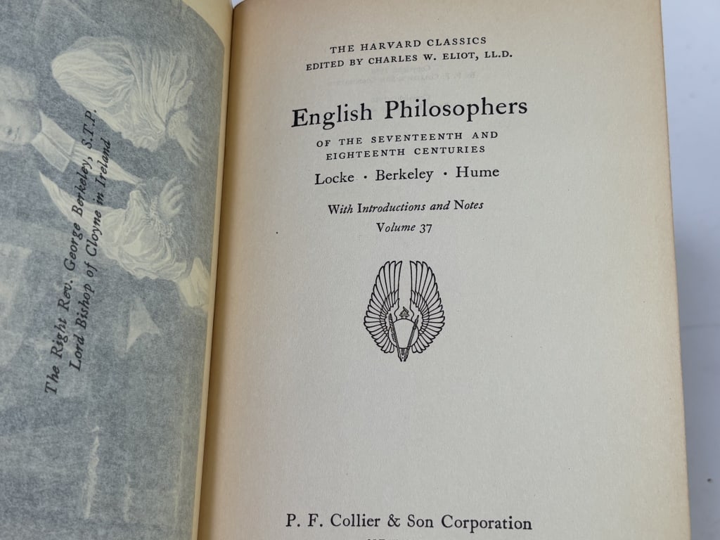 1938 Harvard Classics: Locke, Berkeley, Hume - 3