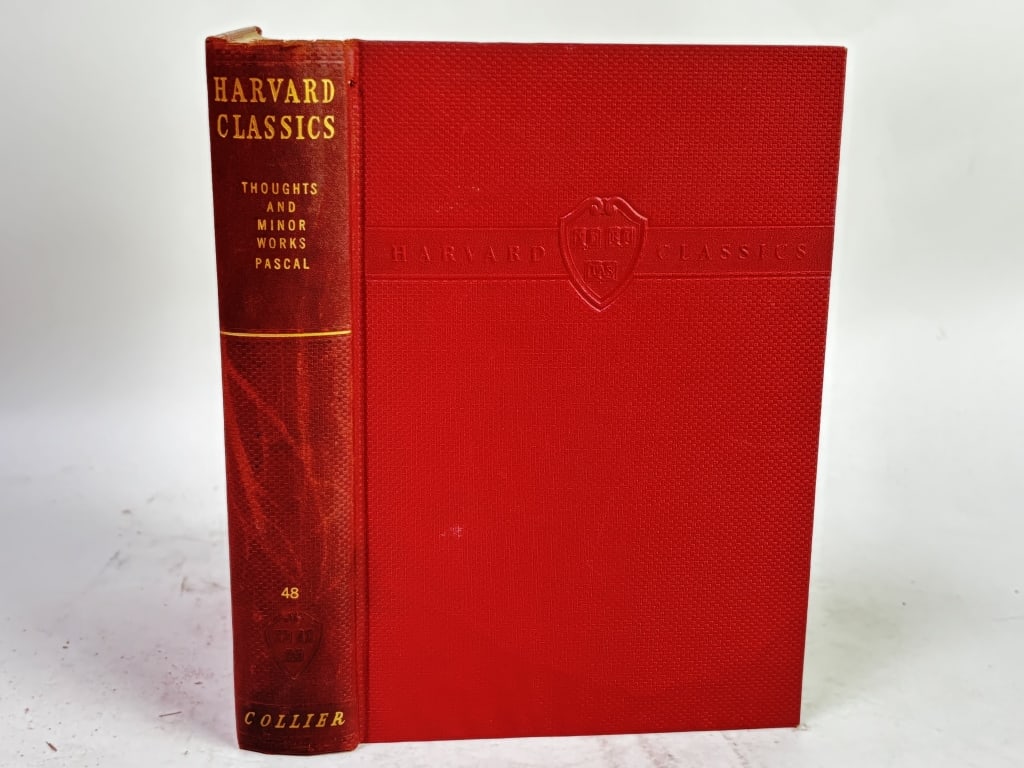 1938 Harvard Classics: Thoughts and Minor Works of: 1938 Harvard Classics: Thoughts and Minor Works of Pascal, Vol. XLVIII, 8.75in by 5.75in