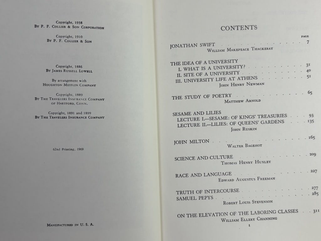 1969 The Harvard Classics: Thackeray, Newman, Rubk - 3