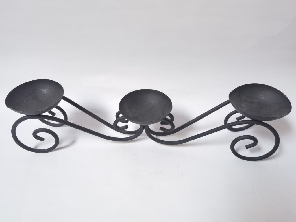 Metal Candle Holder - 2