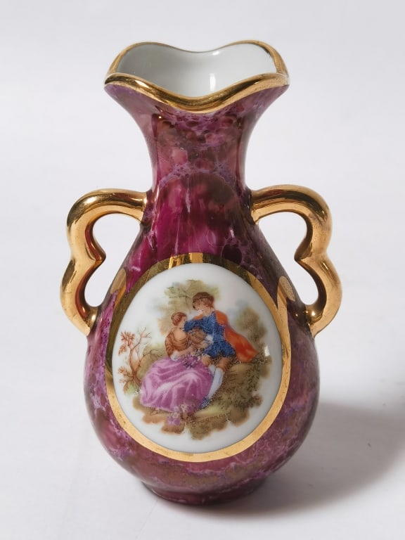 Vintage Limoges France Porcelain Vase (1 of 3)