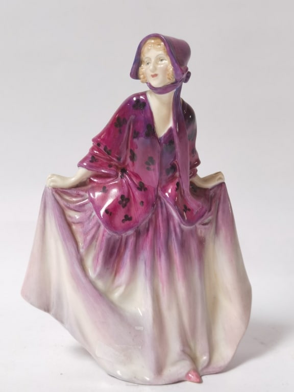 Vintage Royal Doulton Porcelain Sweet Anne Figurin: Vintage Royal Doulton Porcelain Sweet Anne Figurine, 7.5in