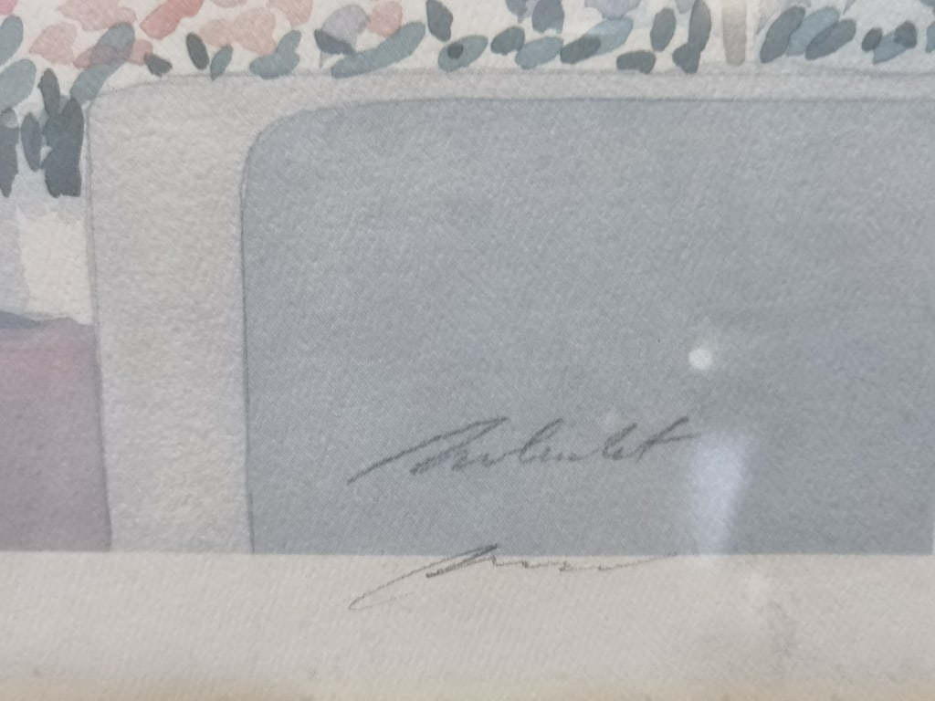 Signed Watercolor Print - 3