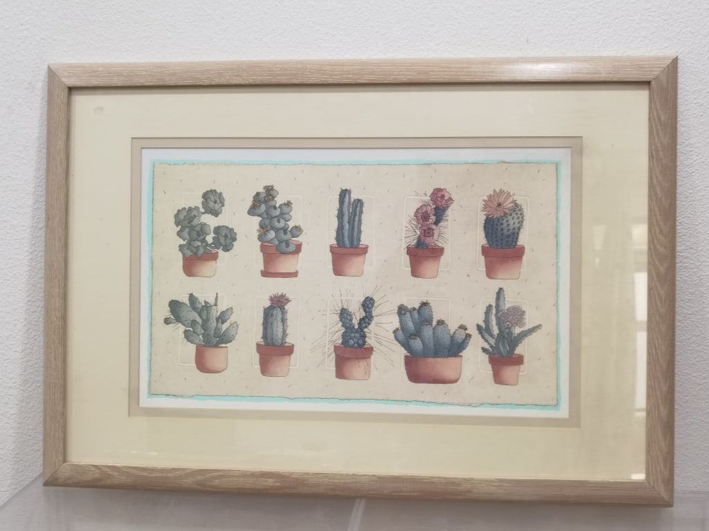 Print of Cacti: Print of Cacti, 32in by 22in