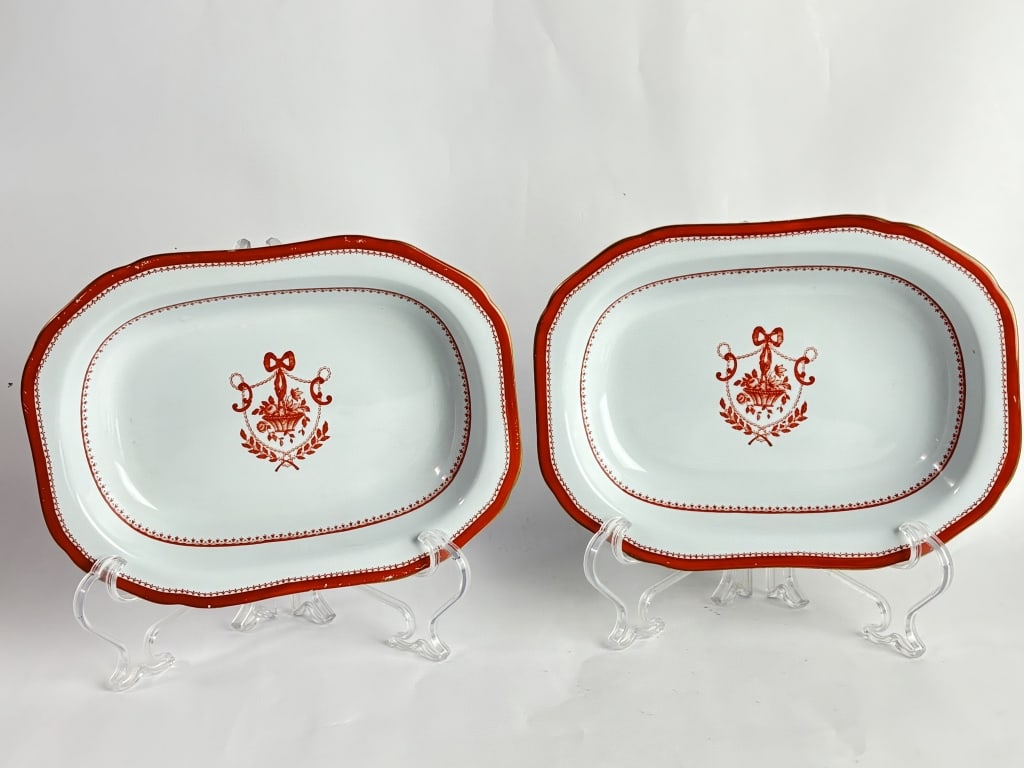 (2) Spode Copeland Newburyport Porcelain Plates: (2) Spode Copeland Newburyport Porcelain Plates, 9in by 1.5in