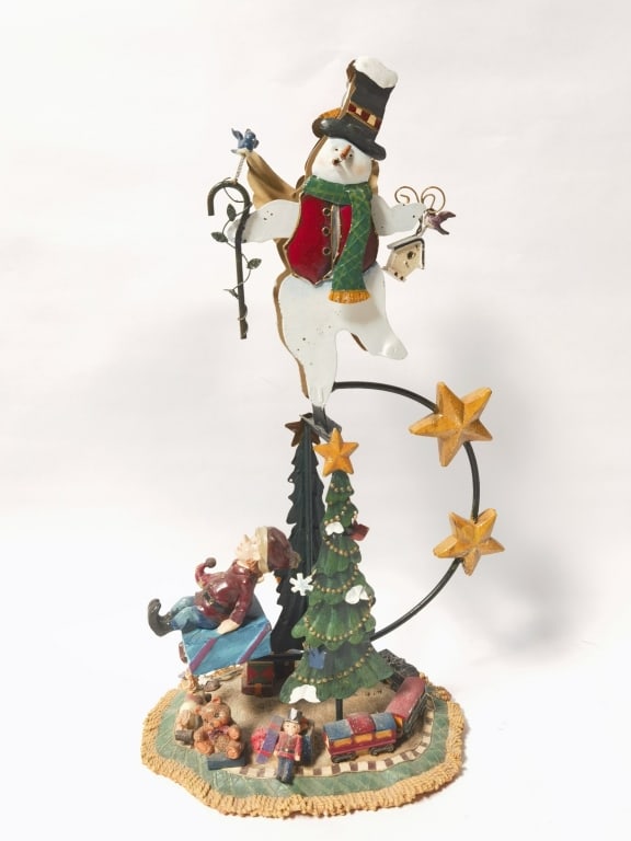Costco Holiday Snowman Pendulum Swing: Costco Holiday Snowman Pendulum Swing, 19.5in by 11.5in