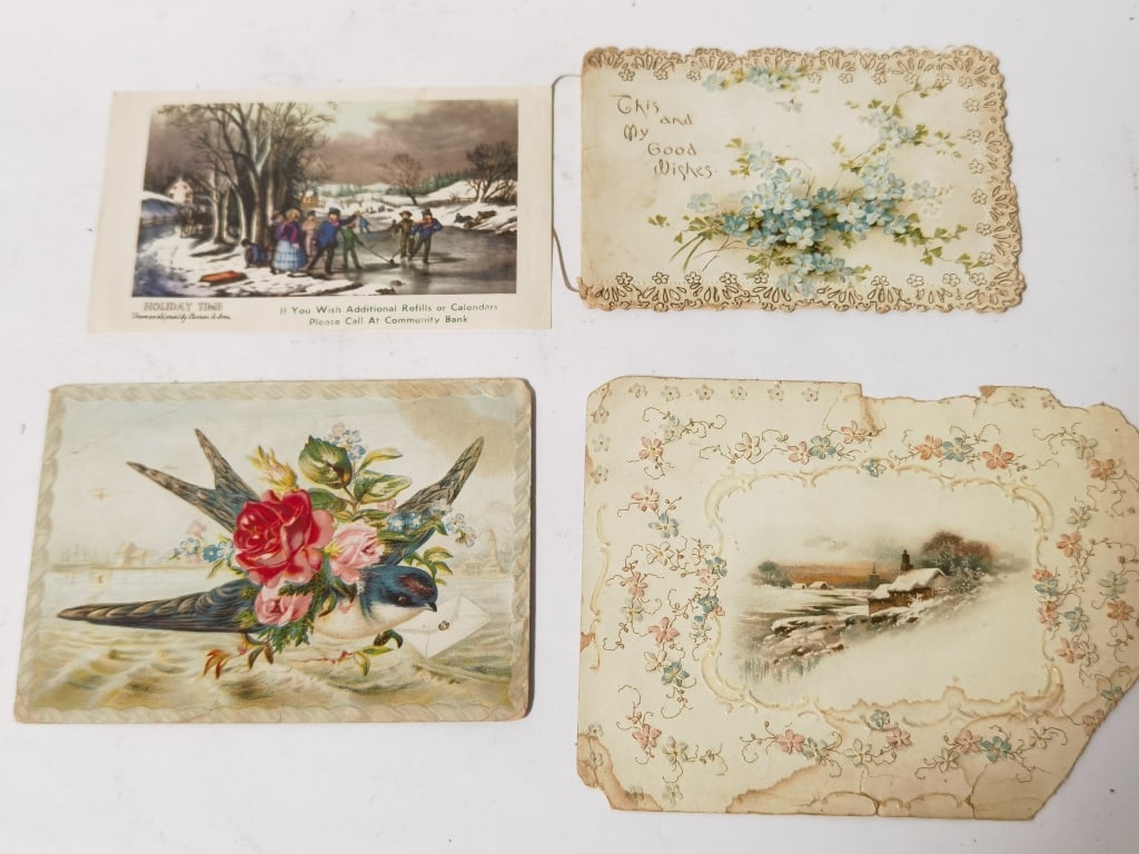 (4) Antique Postcards: (4) Antique Postcards
