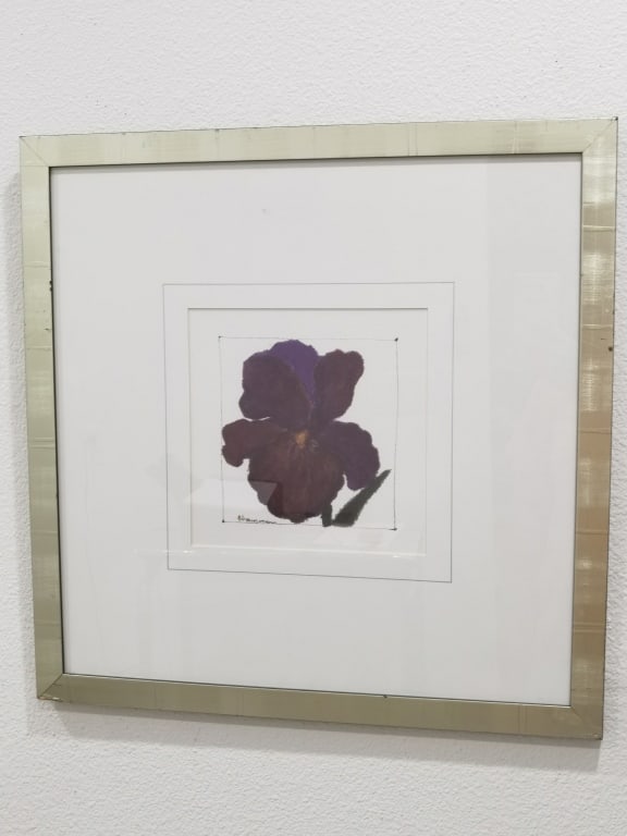 Iris Wall Decor: Iris Wall Decor, 22in